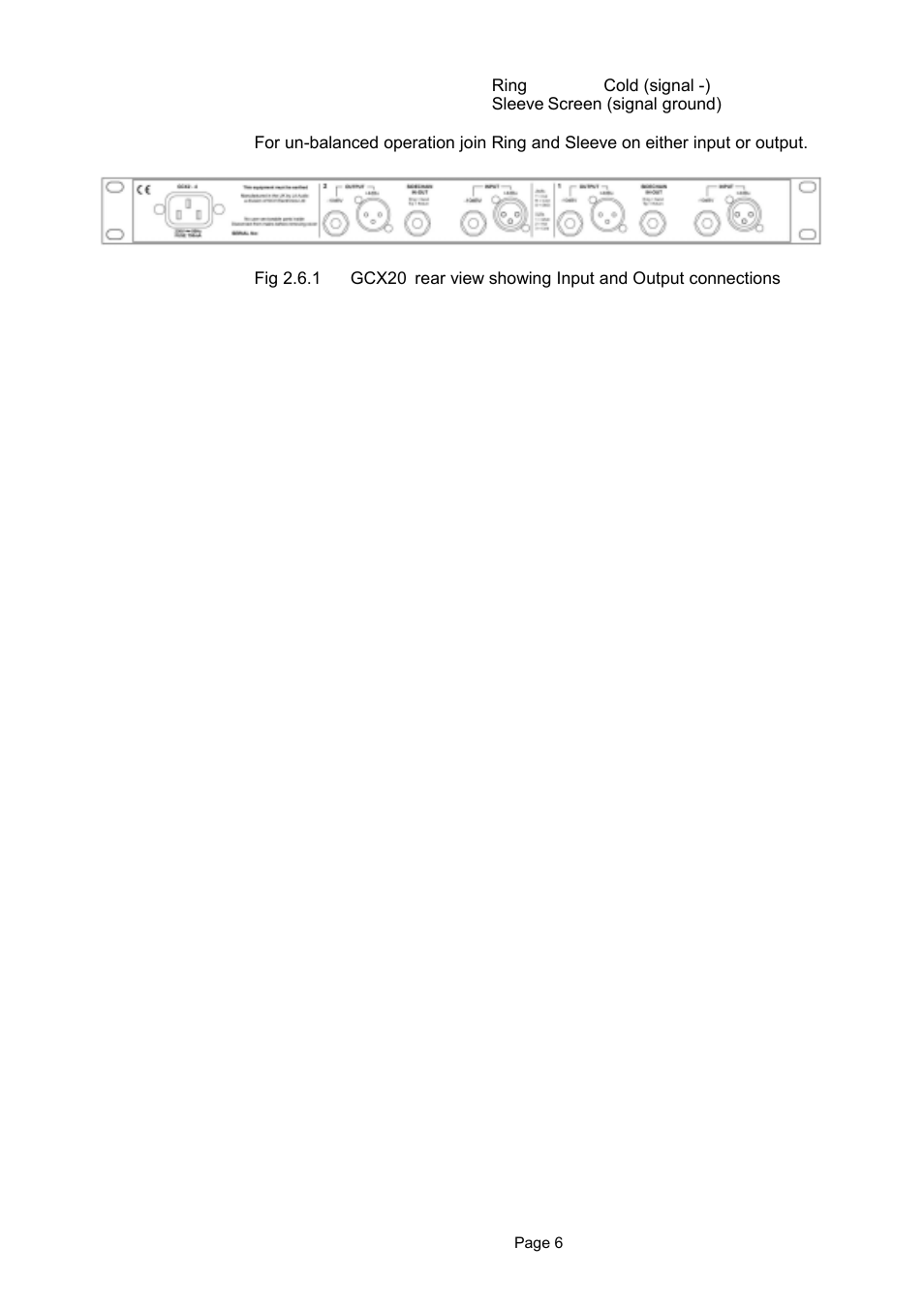LA Audio GCX20 User Manual | Page 6 / 19