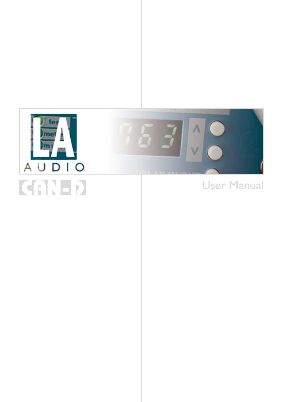 LA Audio CAN-D User Manual | 7 pages