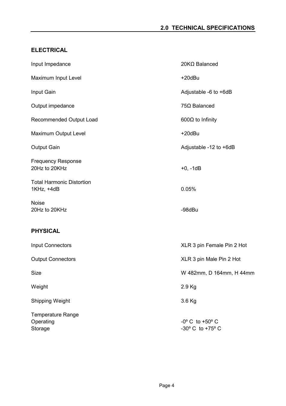 LA Audio DA82 User Manual | Page 4 / 7