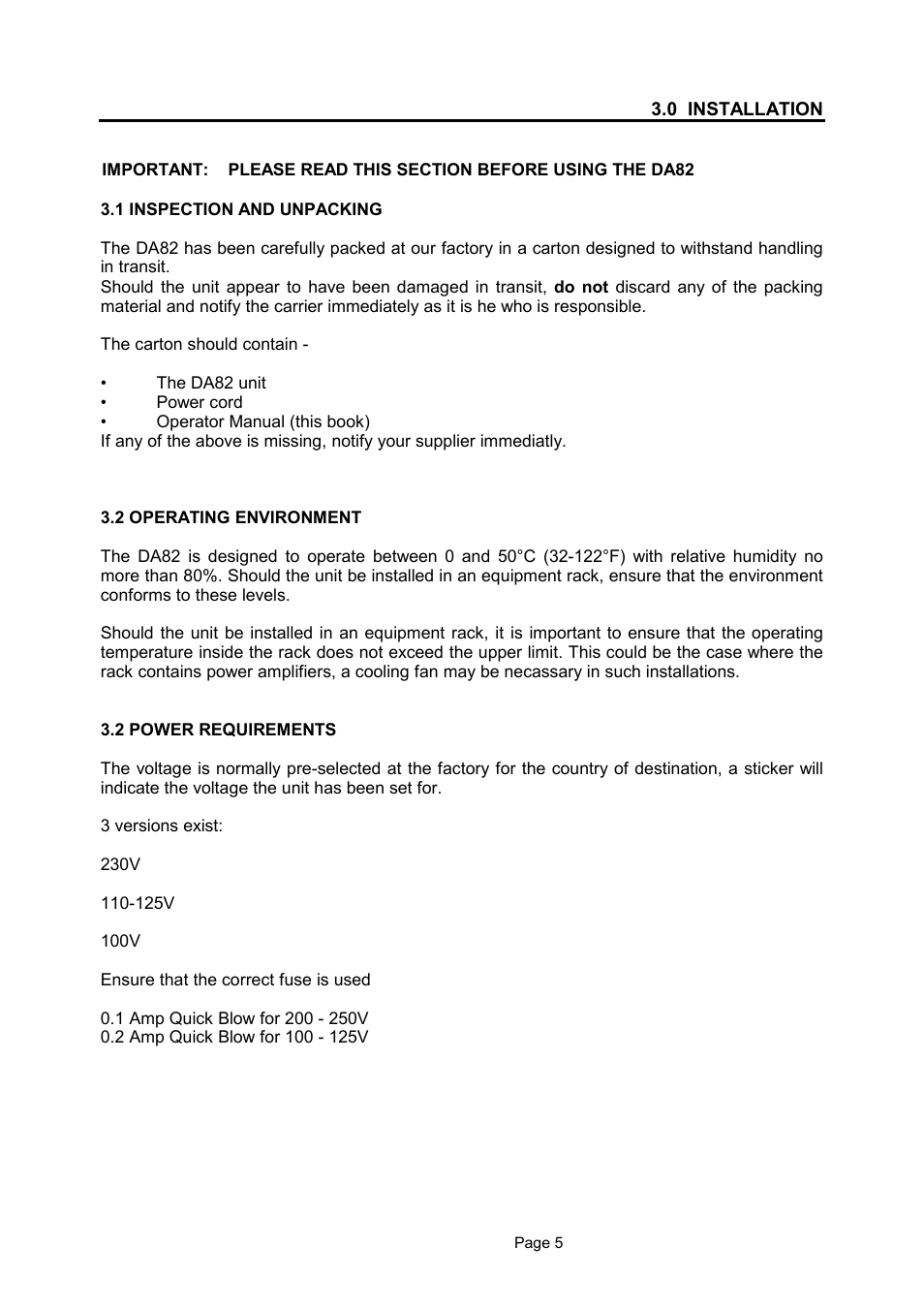 LA Audio DA82 User Manual | Page 5 / 7