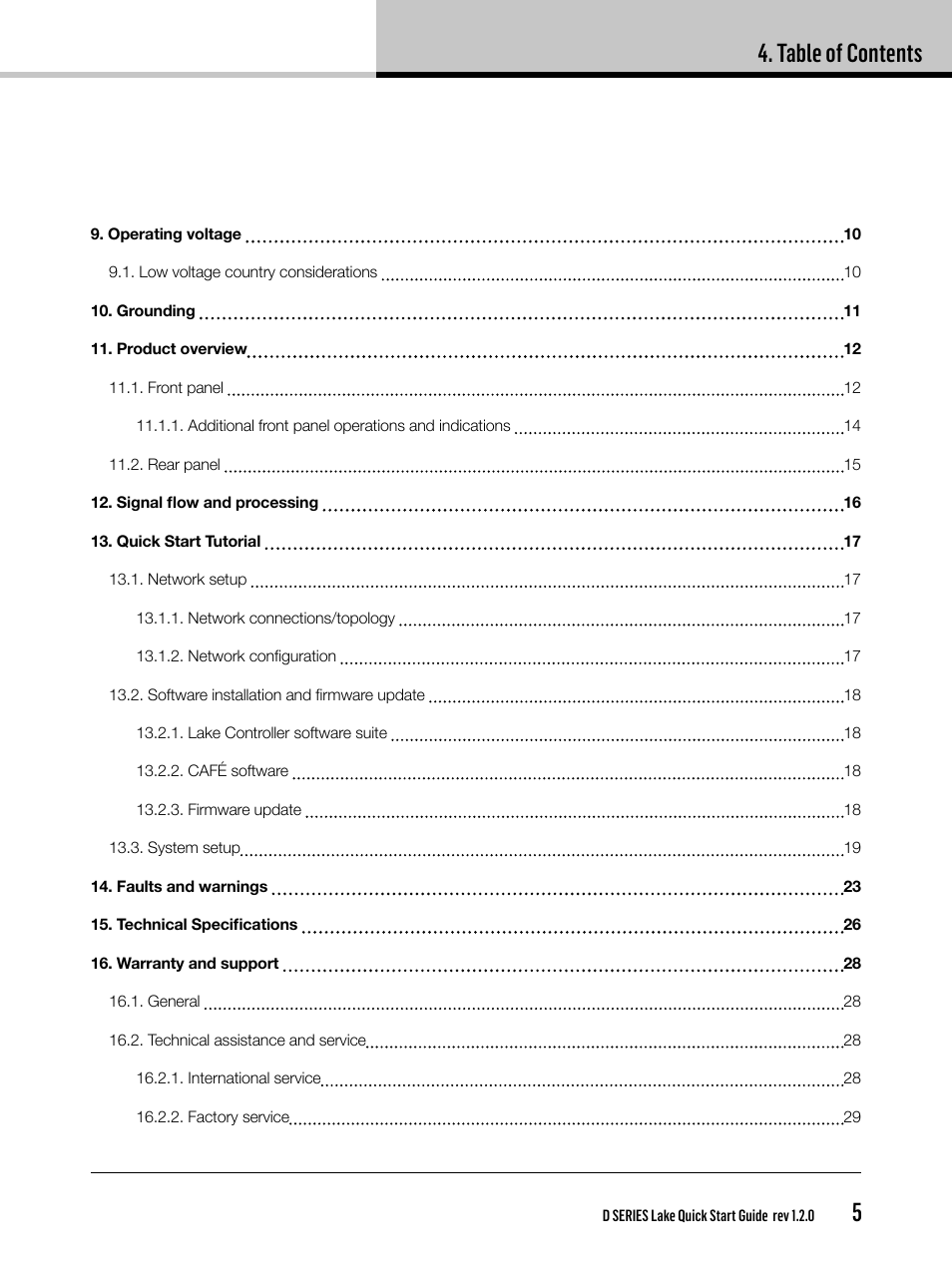 Lab.gruppen D Series 80:4L User Manual | Page 5 / 32