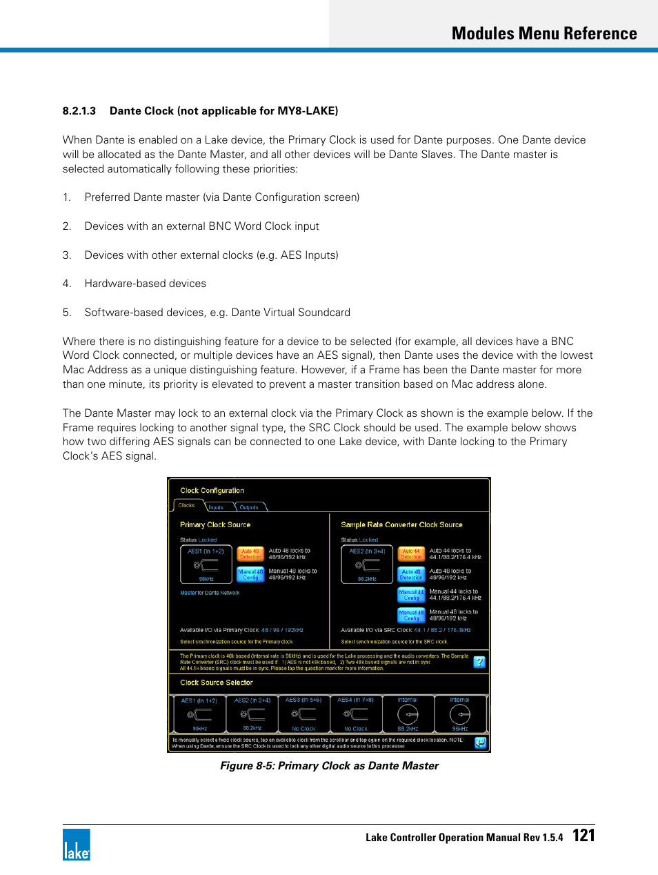 Modules menu reference 121 | Lab.gruppen PLM 20K44 User Manual | Page 126 / 314