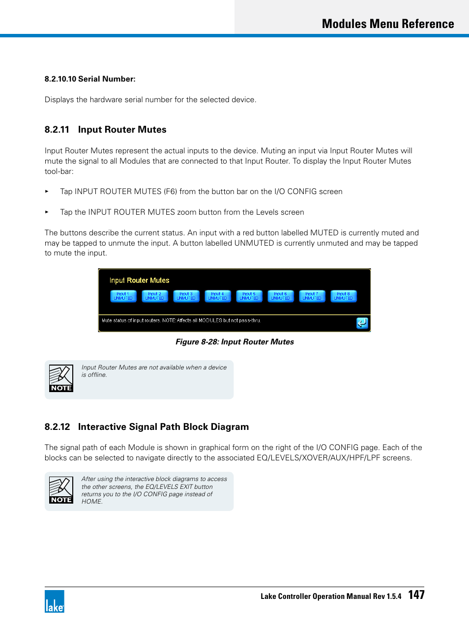 N 8.2.11 f, Modules menu reference 147 | Lab.gruppen PLM 20K44 User Manual | Page 152 / 314