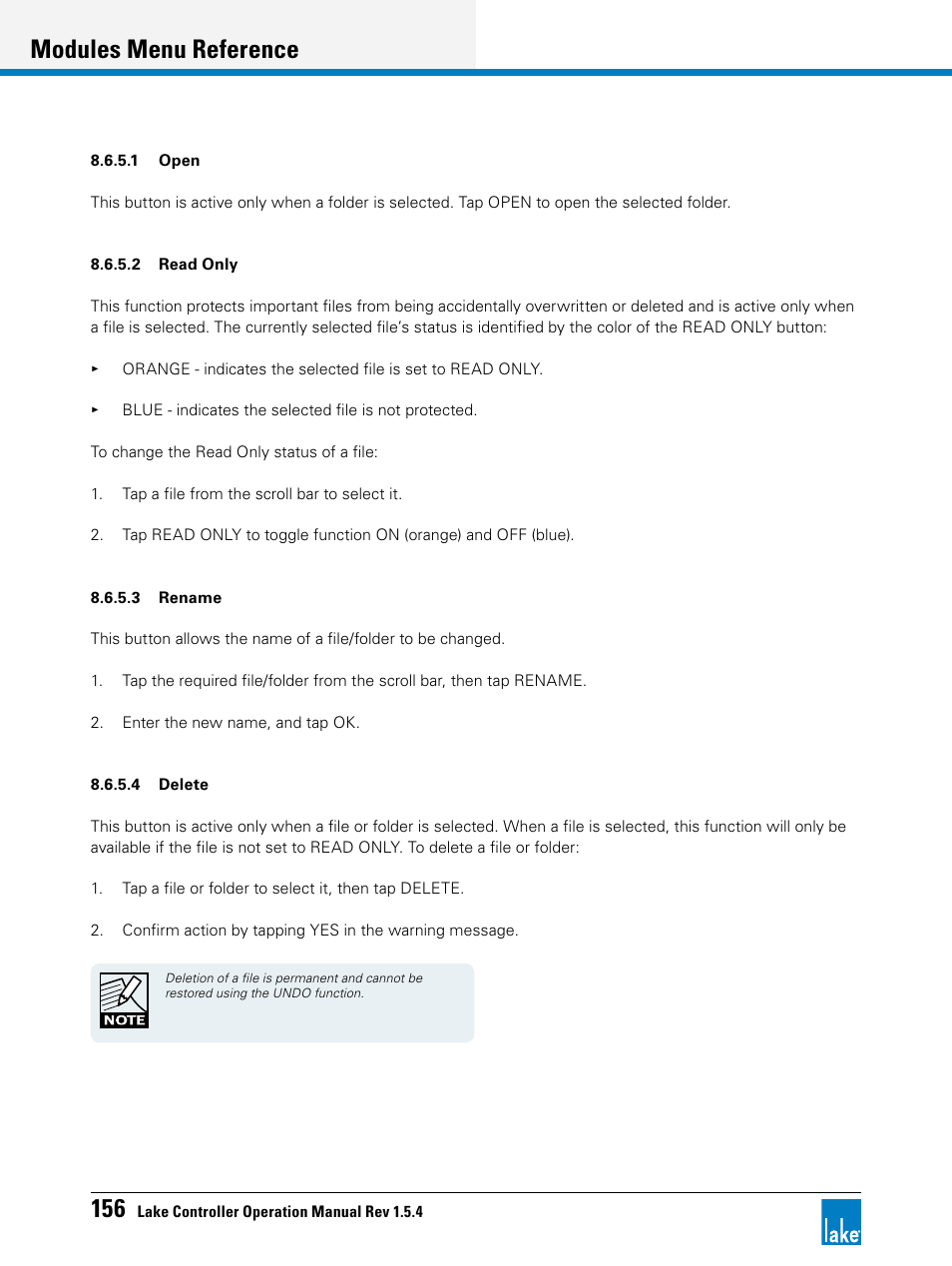 Modules menu reference | Lab.gruppen PLM 20K44 User Manual | Page 161 / 314