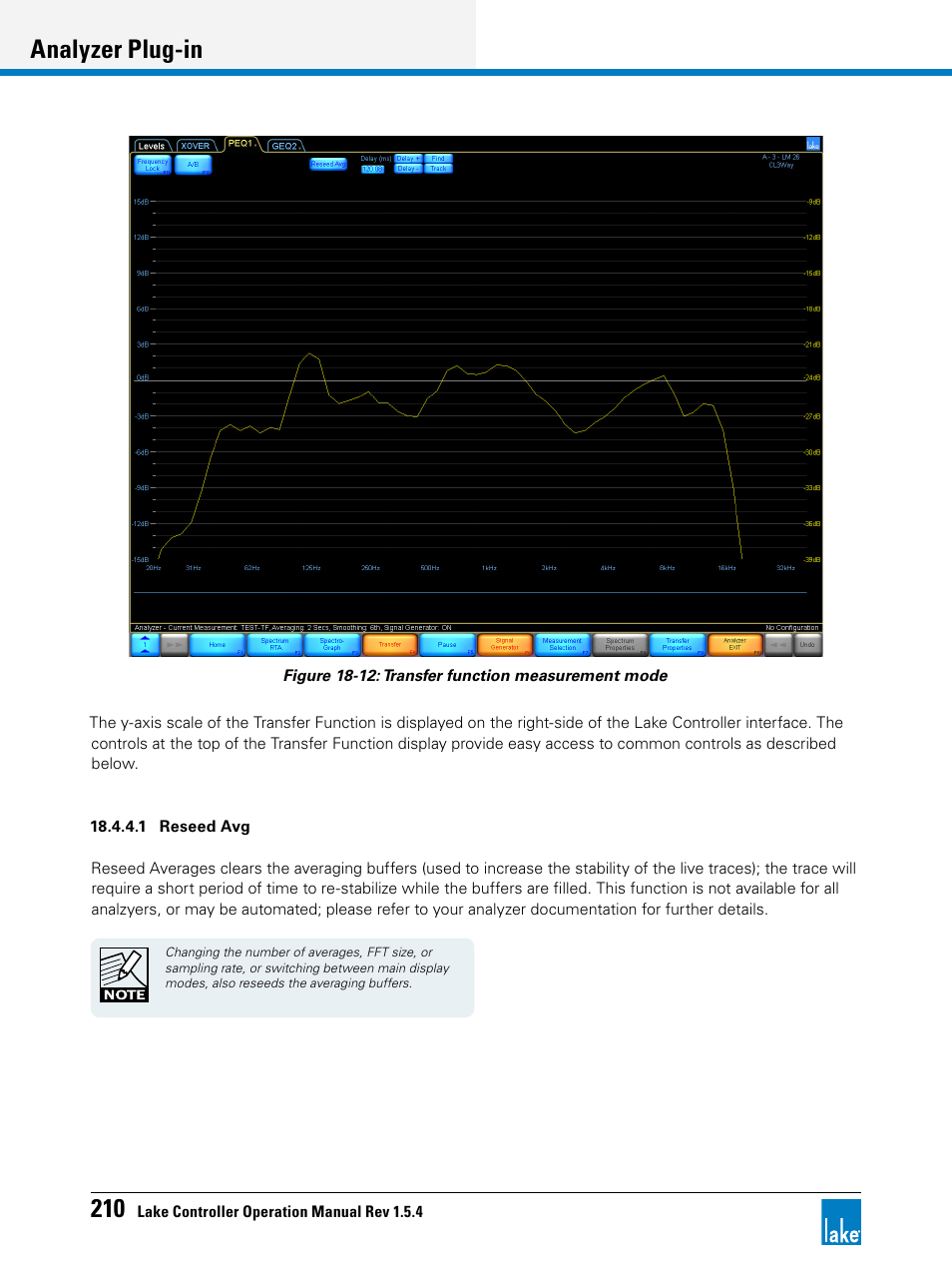 Analyzer plug-in | Lab.gruppen PLM 20K44 User Manual | Page 215 / 314