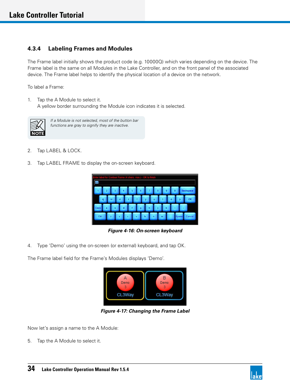 Lake controller tutorial | Lab.gruppen PLM 20K44 User Manual | Page 39 / 314