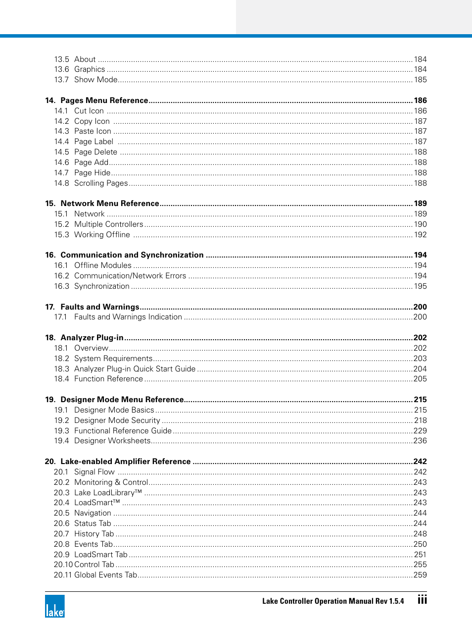 Lab.gruppen PLM 20K44 User Manual | Page 4 / 314