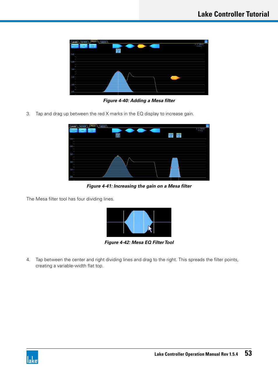 Lake controller tutorial 53 | Lab.gruppen PLM 20K44 User Manual | Page 58 / 314