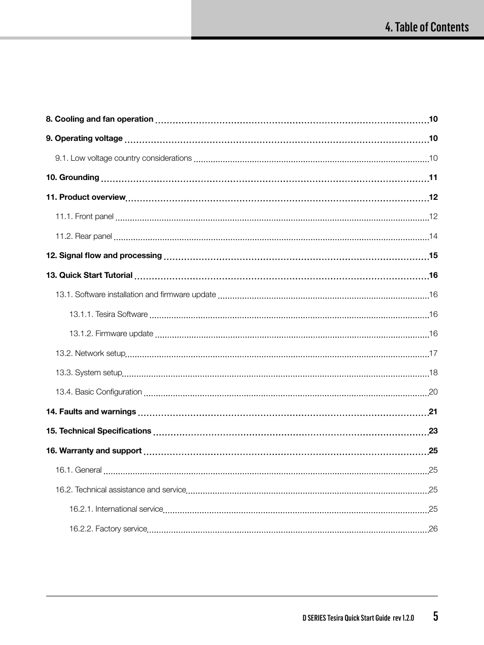 Lab.gruppen D Series 80:4T/Ta User Manual | Page 5 / 28