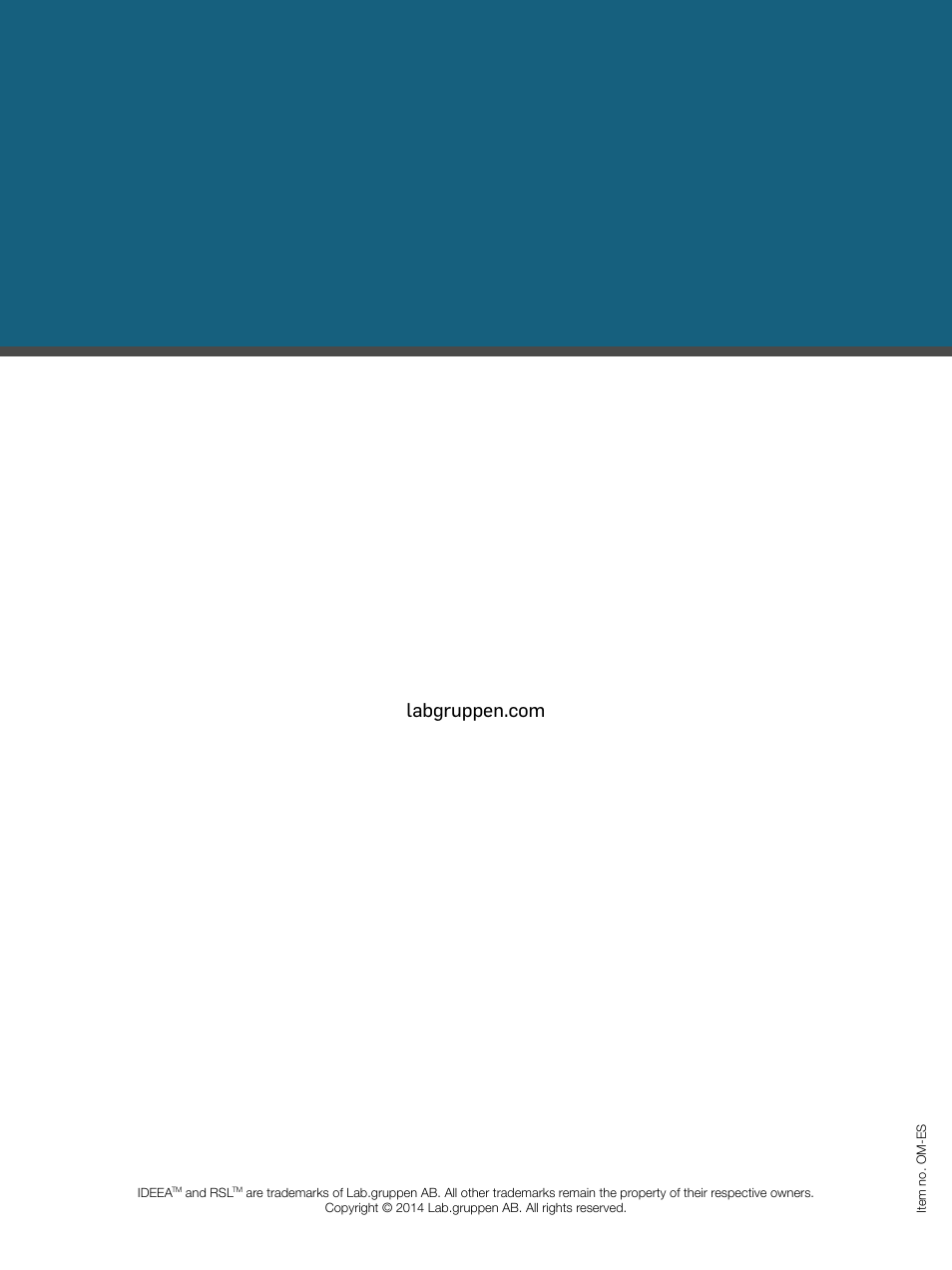 Lab.gruppen E 8:2 User Manual | Page 28 / 28