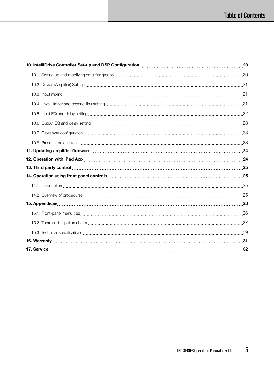 Lab.gruppen IPD 2400 User Manual | Page 5 / 36