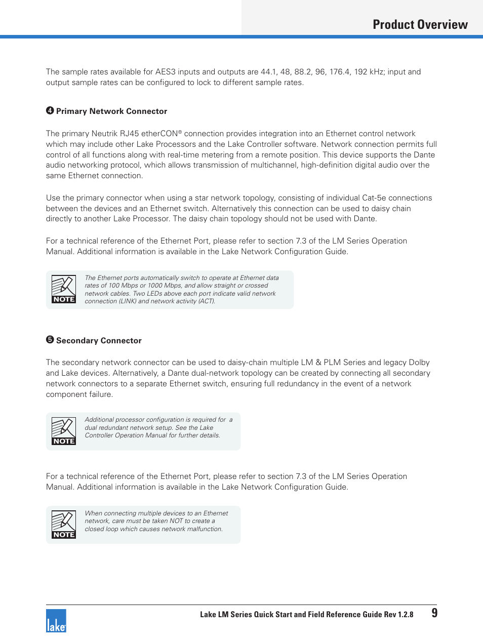 Product overview 9 | Lab.gruppen LM 44 User Manual | Page 15 / 34