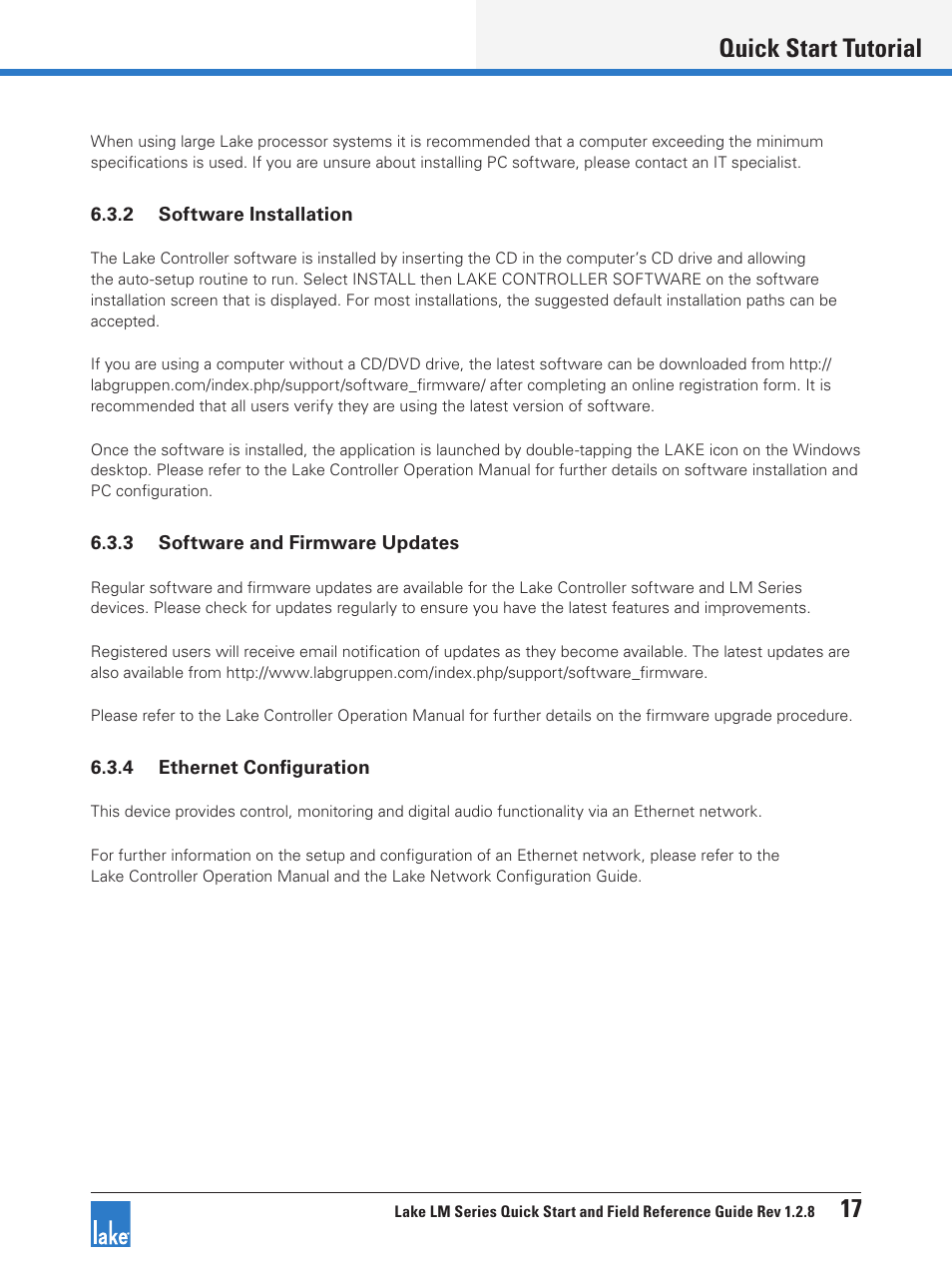 Quick start tutorial 17 | Lab.gruppen LM 44 User Manual | Page 23 / 34