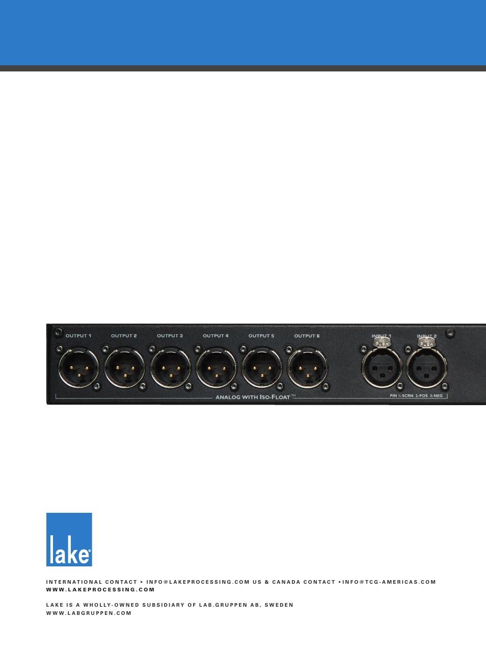 Lab.gruppen LM 44 User Manual | Page 34 / 34