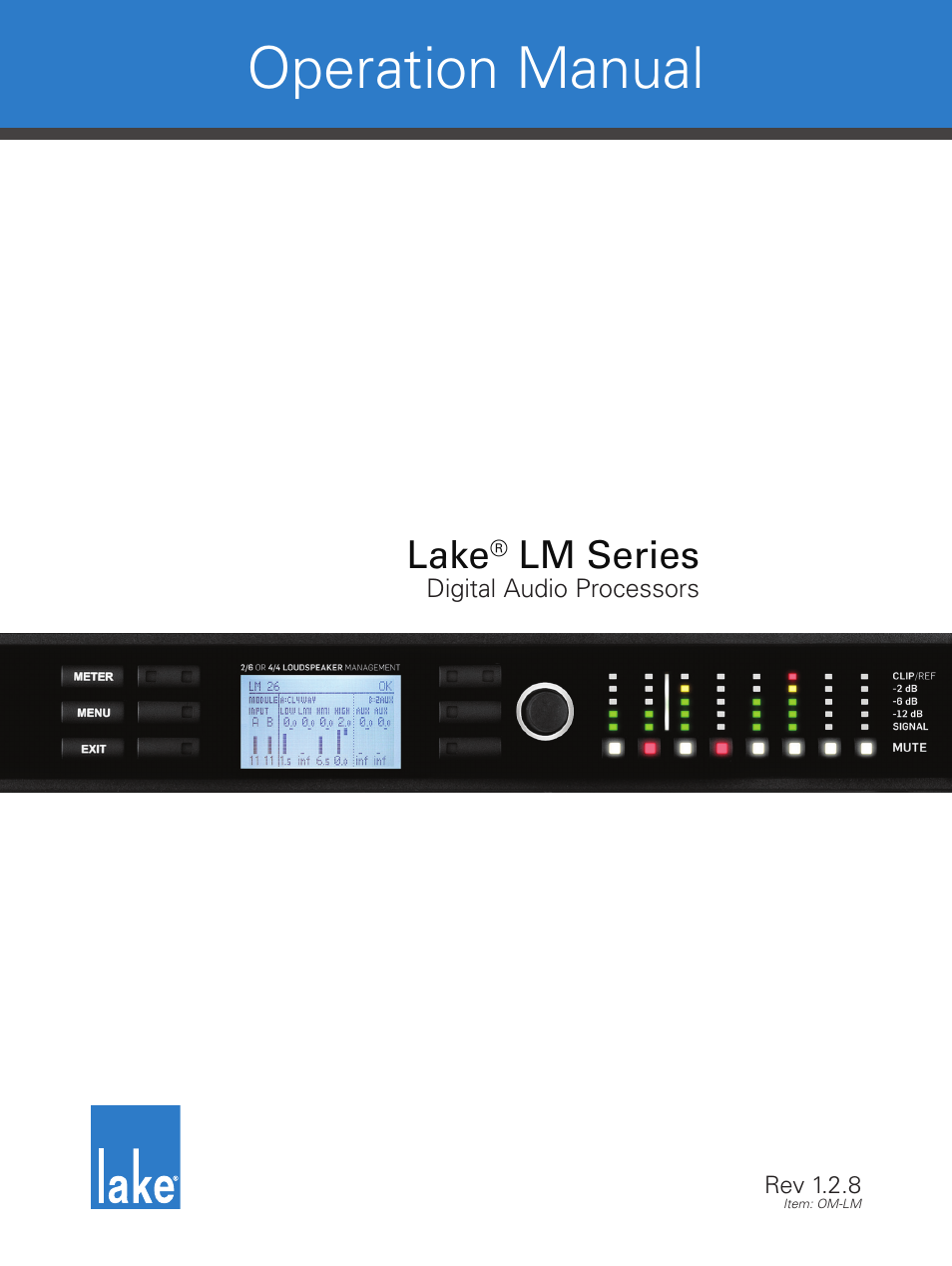 Lab.gruppen LM 44 User Manual | 71 pages