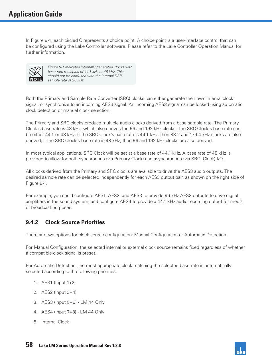 58 application guide | Lab.gruppen LM 44 User Manual | Page 64 / 71