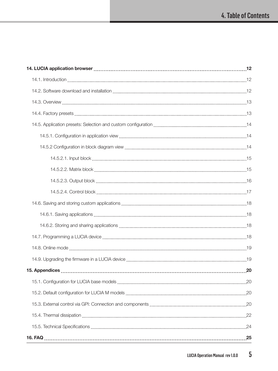 Lab.gruppen LUCIA 240/2M User Manual | Page 5 / 26