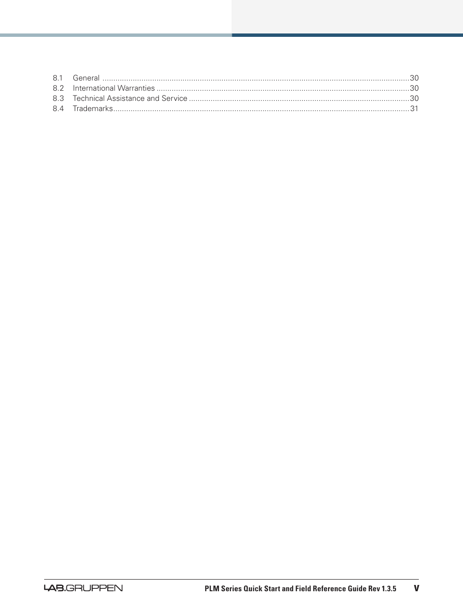 Lab.gruppen PLM 20000Q User Manual | Page 6 / 38