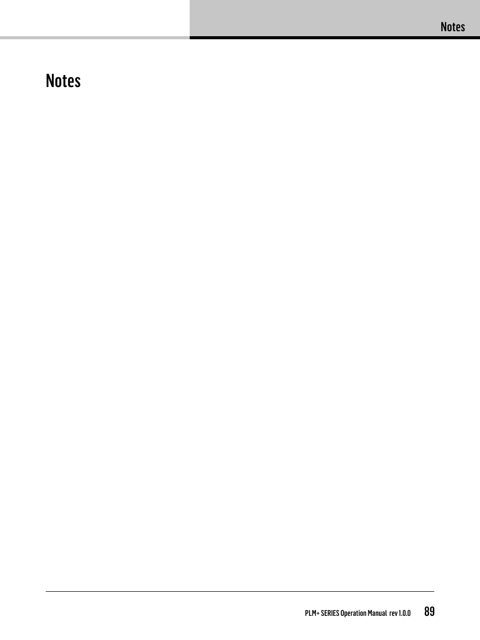 Lab.gruppen PLM 20K44 User Manual | Page 89 / 92