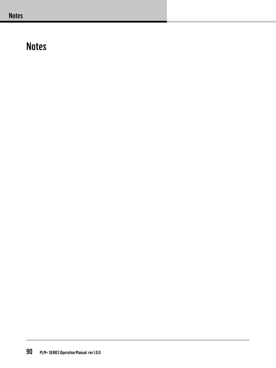 Lab.gruppen PLM 20K44 User Manual | Page 90 / 92