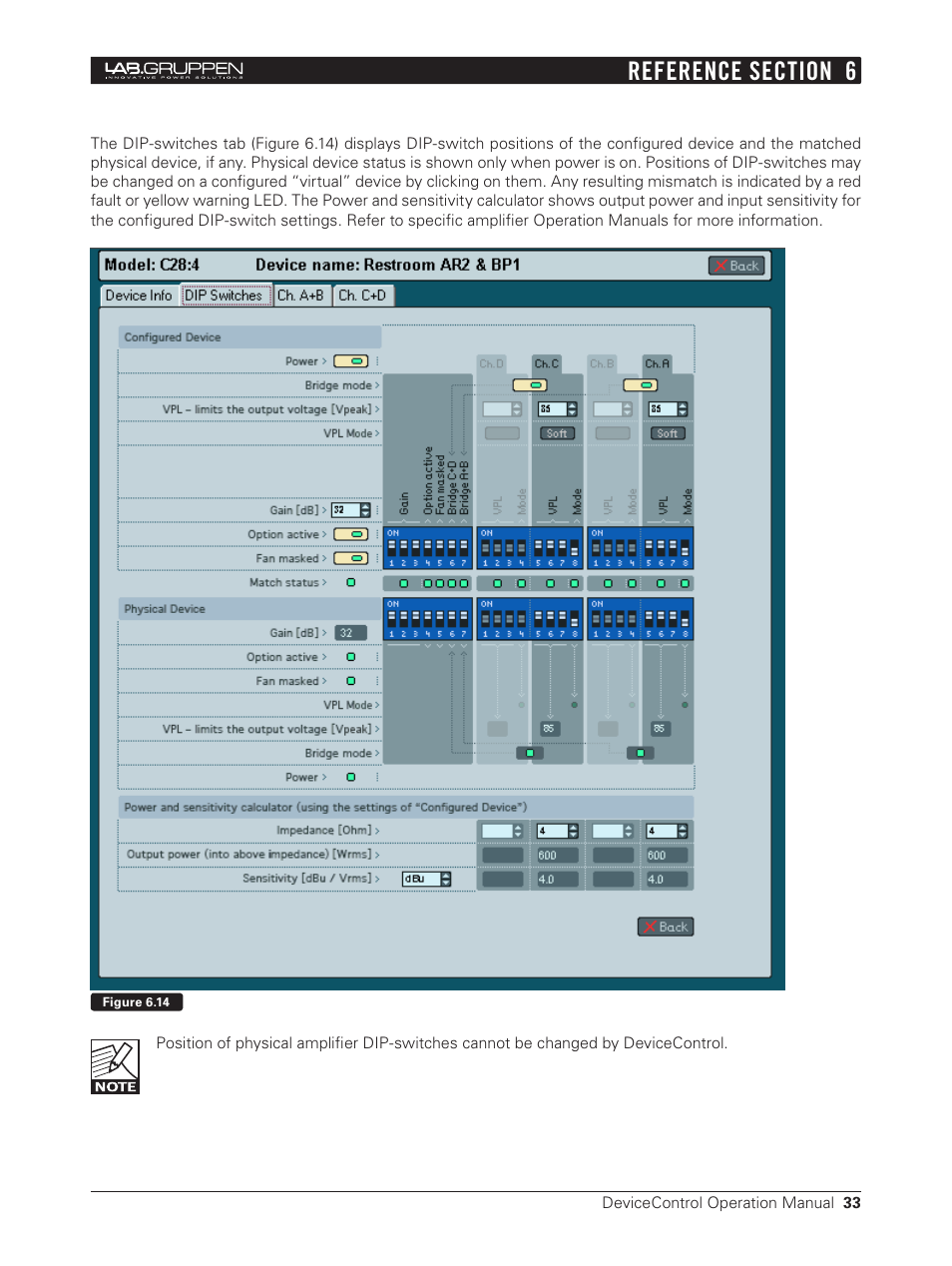 Lab.gruppen Bridge User Manual | Page 33 / 37