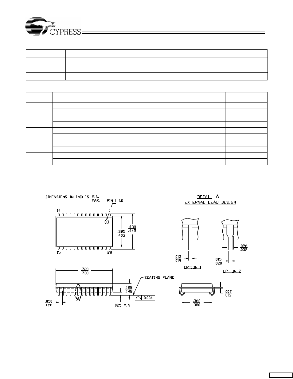 Cypress CY7C1007B User Manual | Page 7 / 9