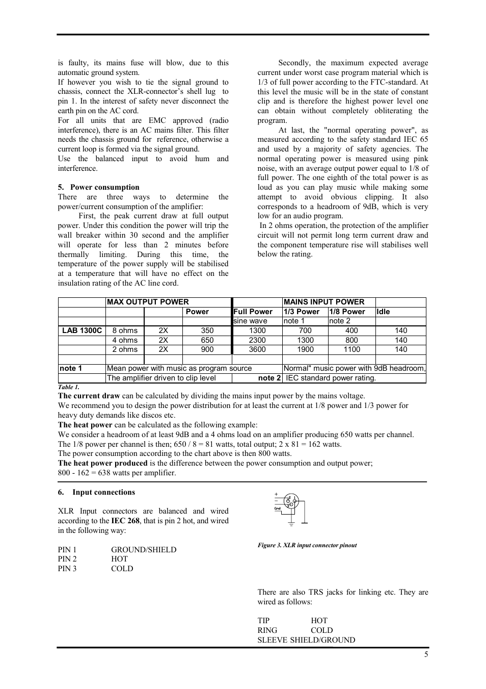 Lab.gruppen LAB 1300C User Manual | Page 5 / 12