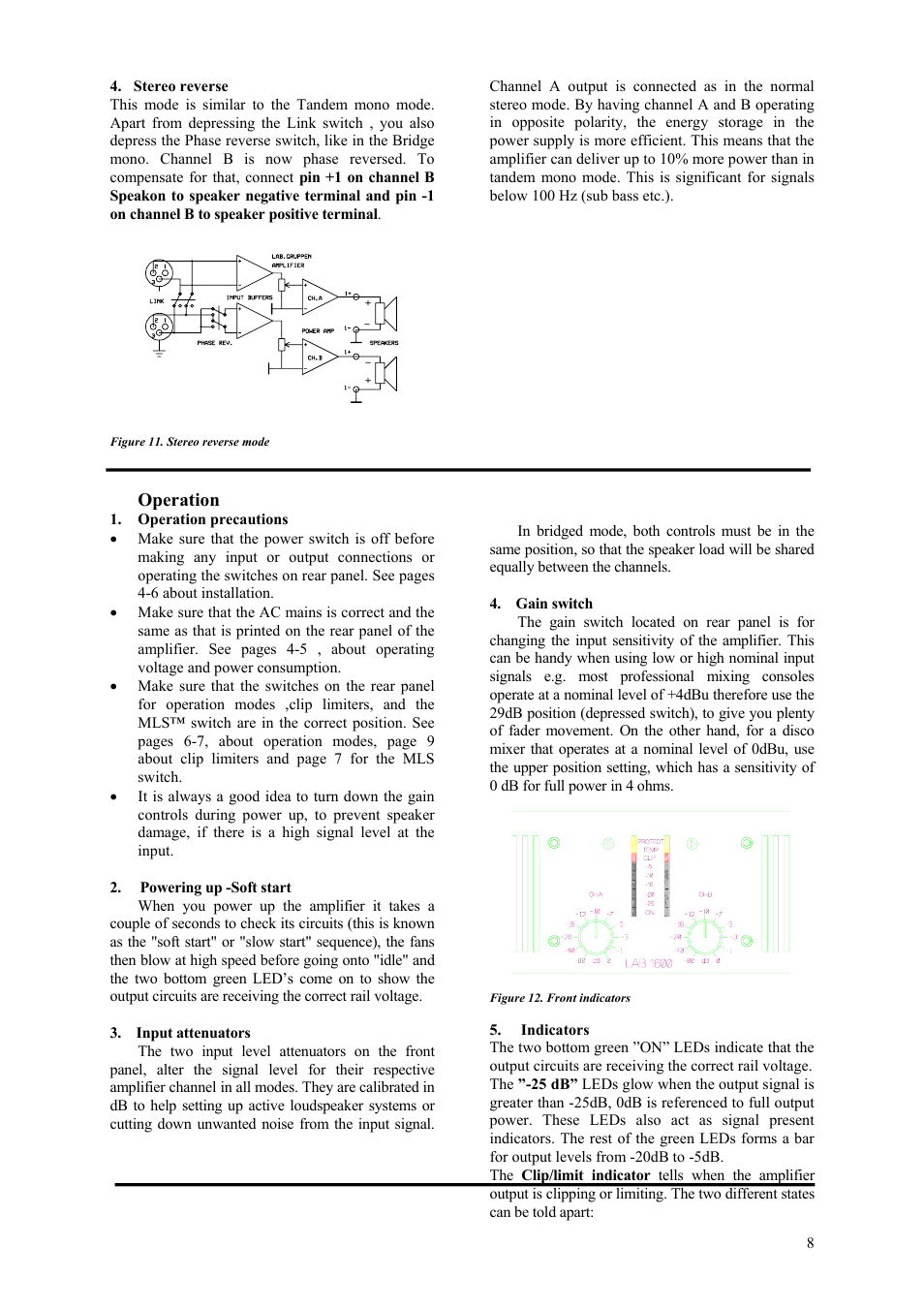 Lab.gruppen LAB 1600 User Manual | Page 8 / 13