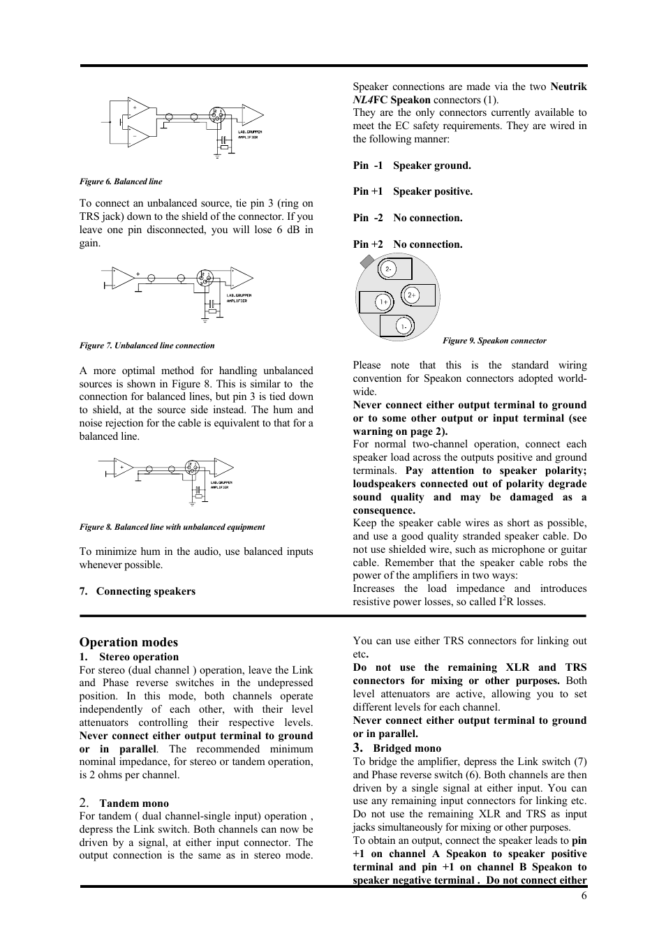 Lab.gruppen LAB 300 User Manual | Page 6 / 11