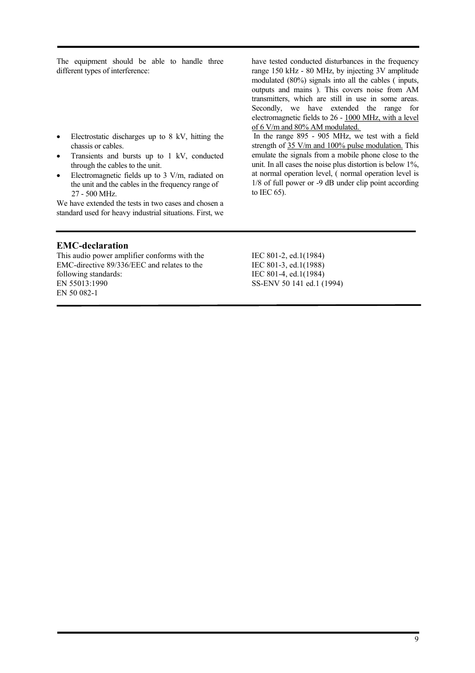 Lab.gruppen LAB 300 User Manual | Page 9 / 11