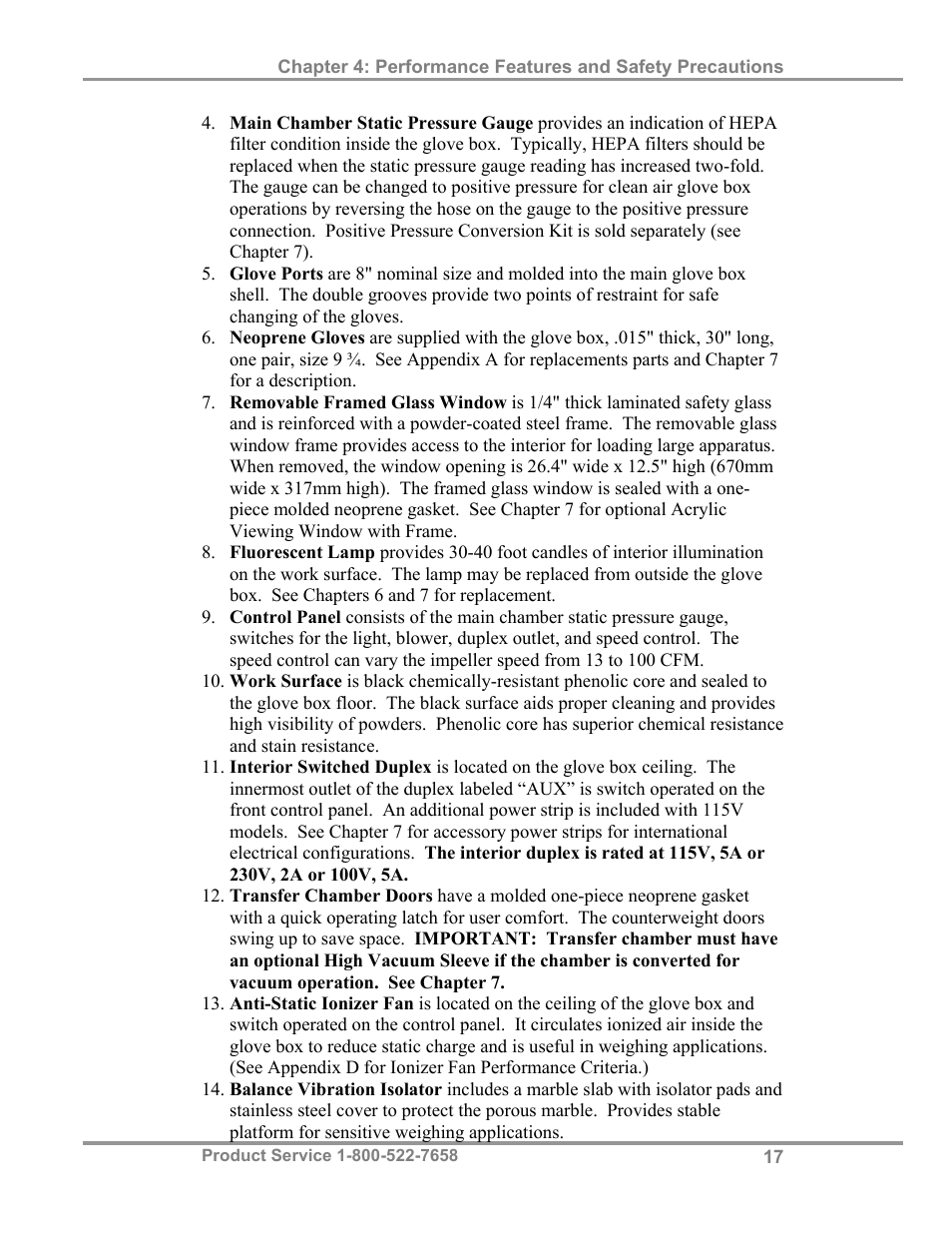 Labconco XPert Weigh Boxes 5220331 User Manual | Page 21 / 55