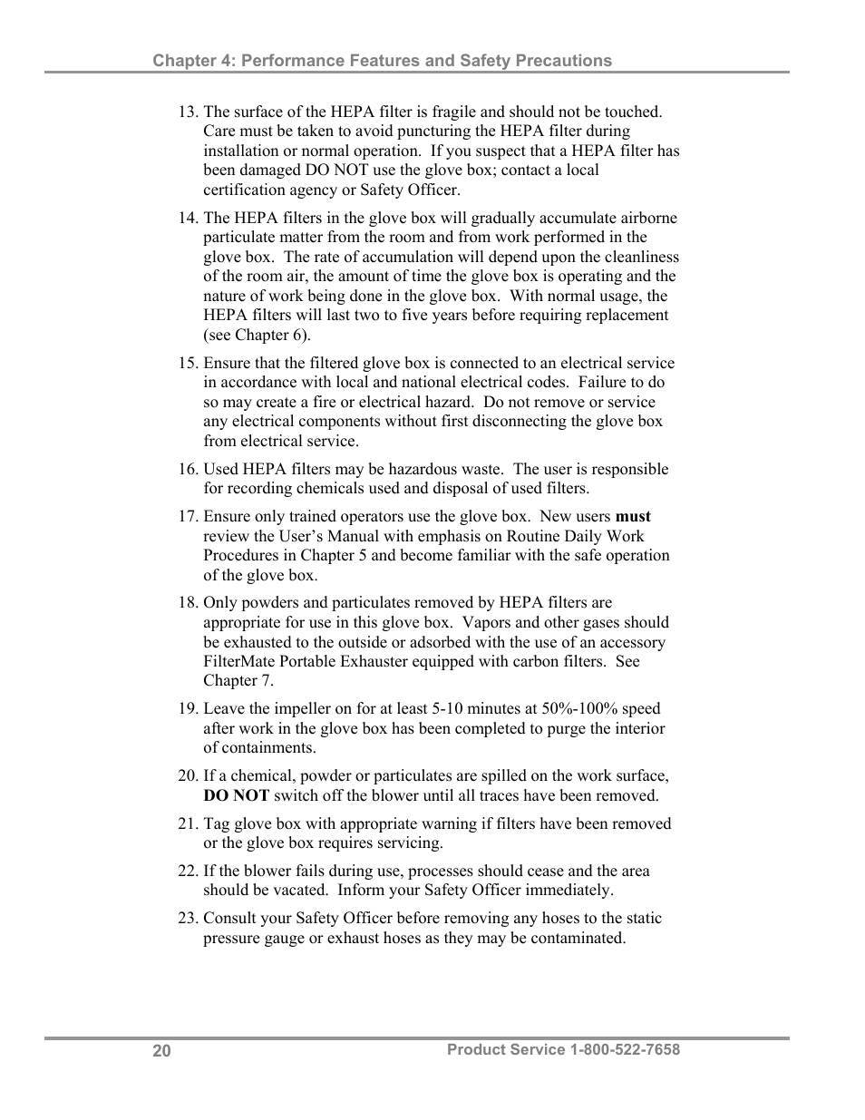 Labconco XPert Weigh Boxes 5220331 User Manual | Page 24 / 55
