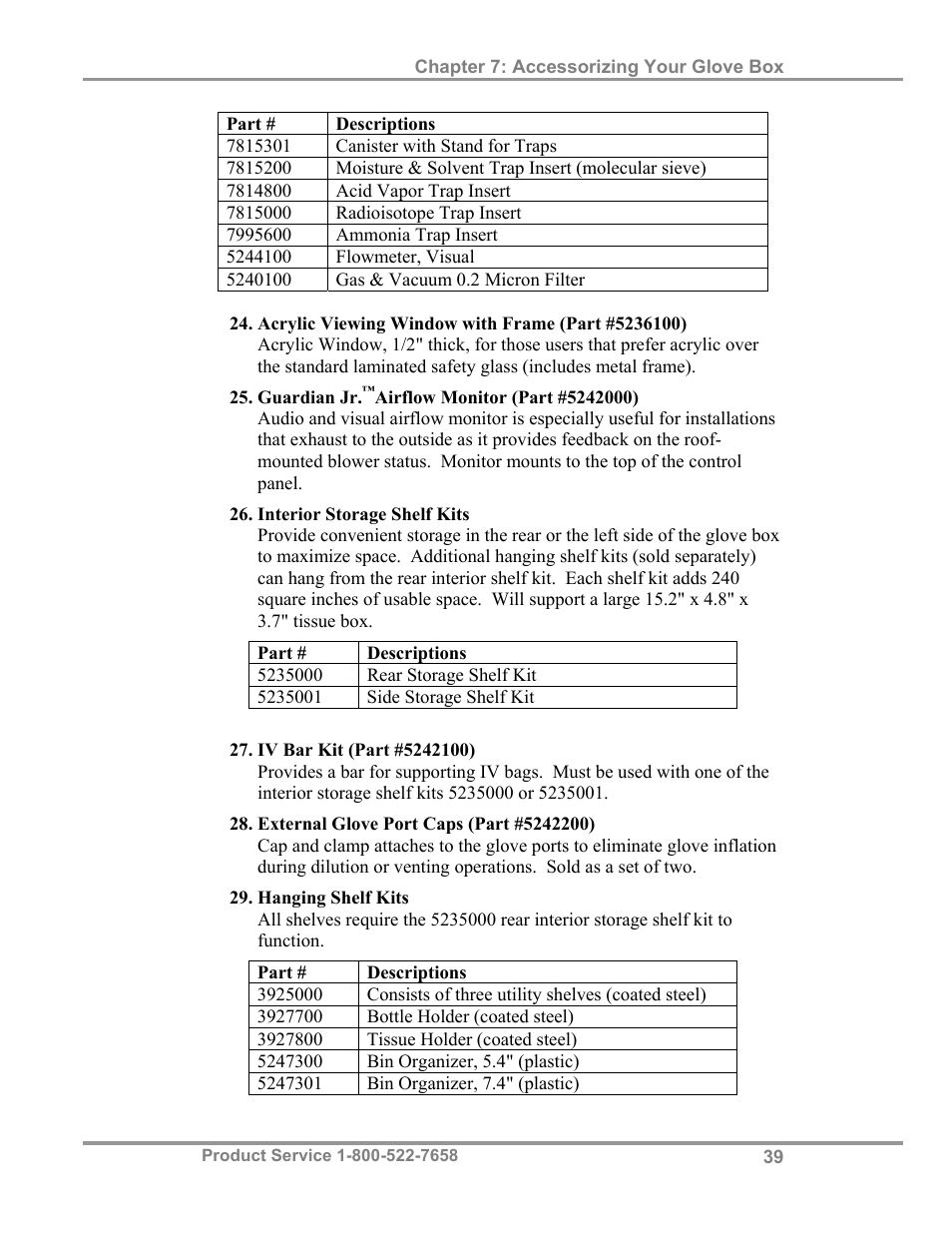 Labconco XPert Weigh Boxes 5220331 User Manual | Page 43 / 55