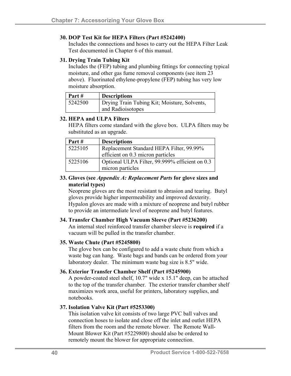 Labconco XPert Weigh Boxes 5220331 User Manual | Page 44 / 55