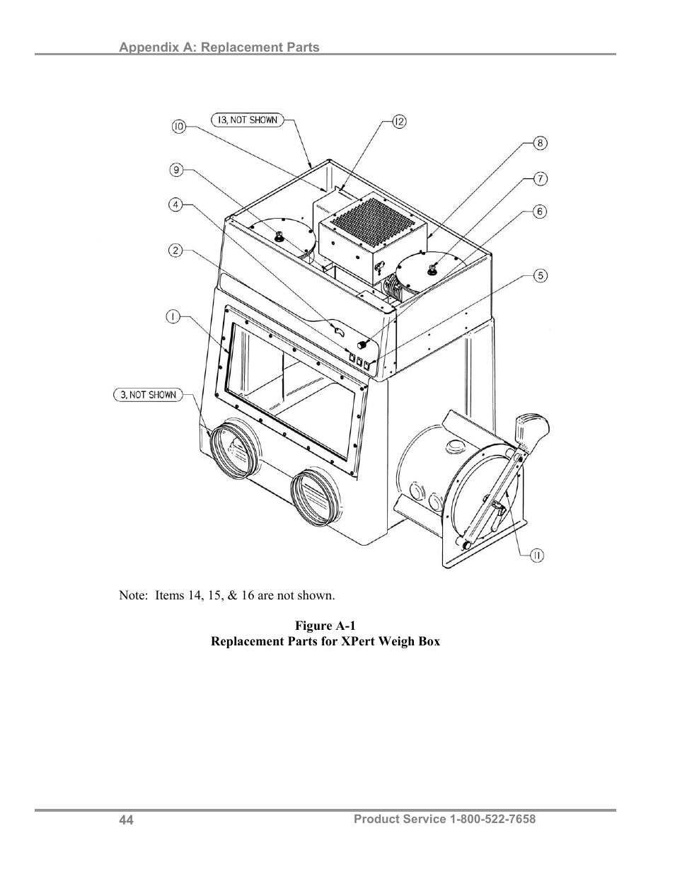 Labconco XPert Weigh Boxes 5220331 User Manual | Page 48 / 55
