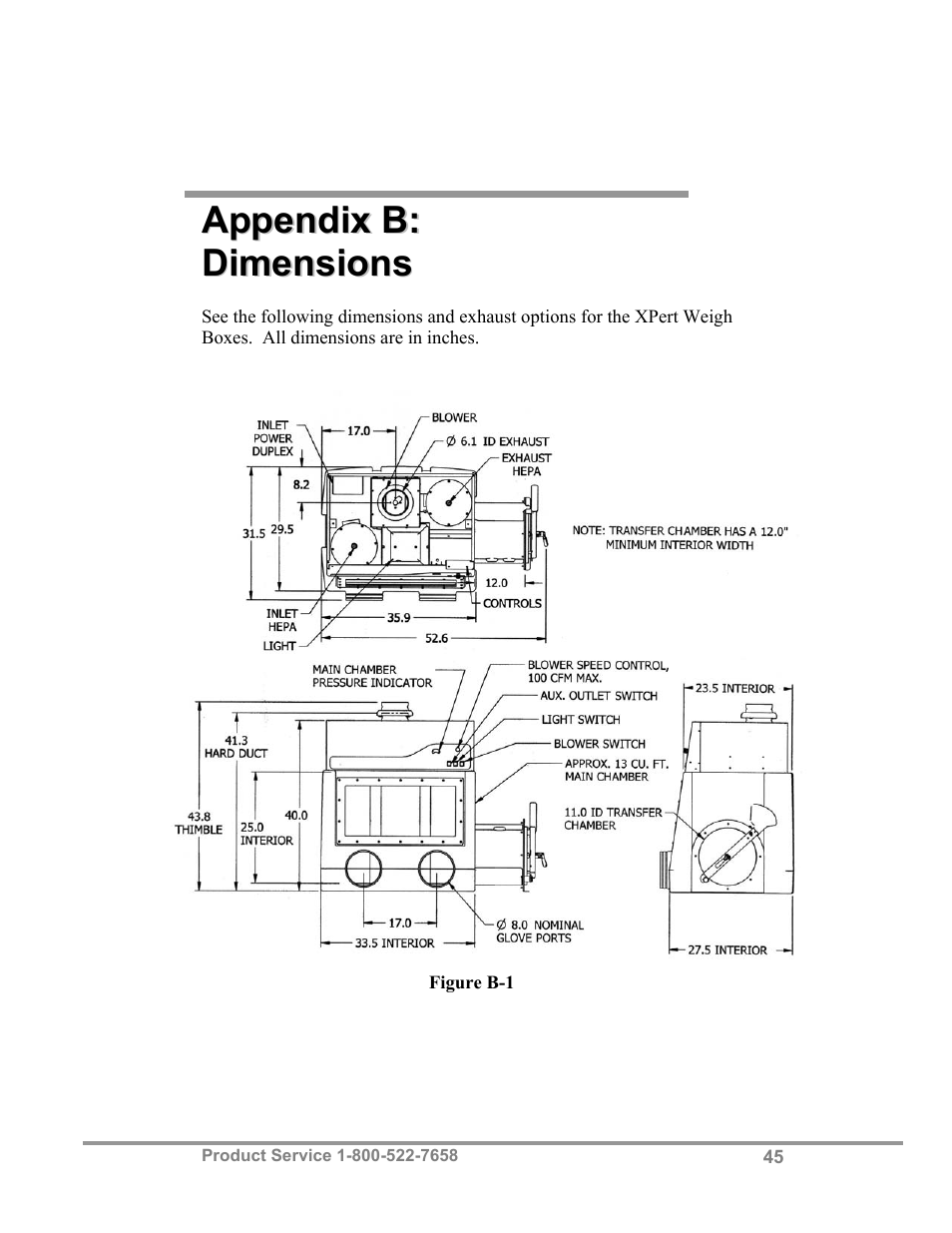 Labconco XPert Weigh Boxes 5220331 User Manual | Page 49 / 55