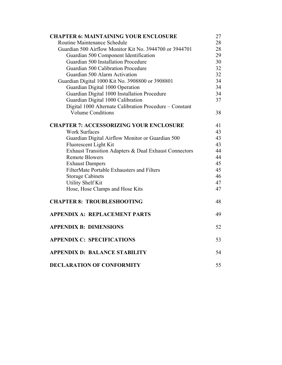 Labconco XVS Ventilation Stations 4865060 User Manual | Page 4 / 59