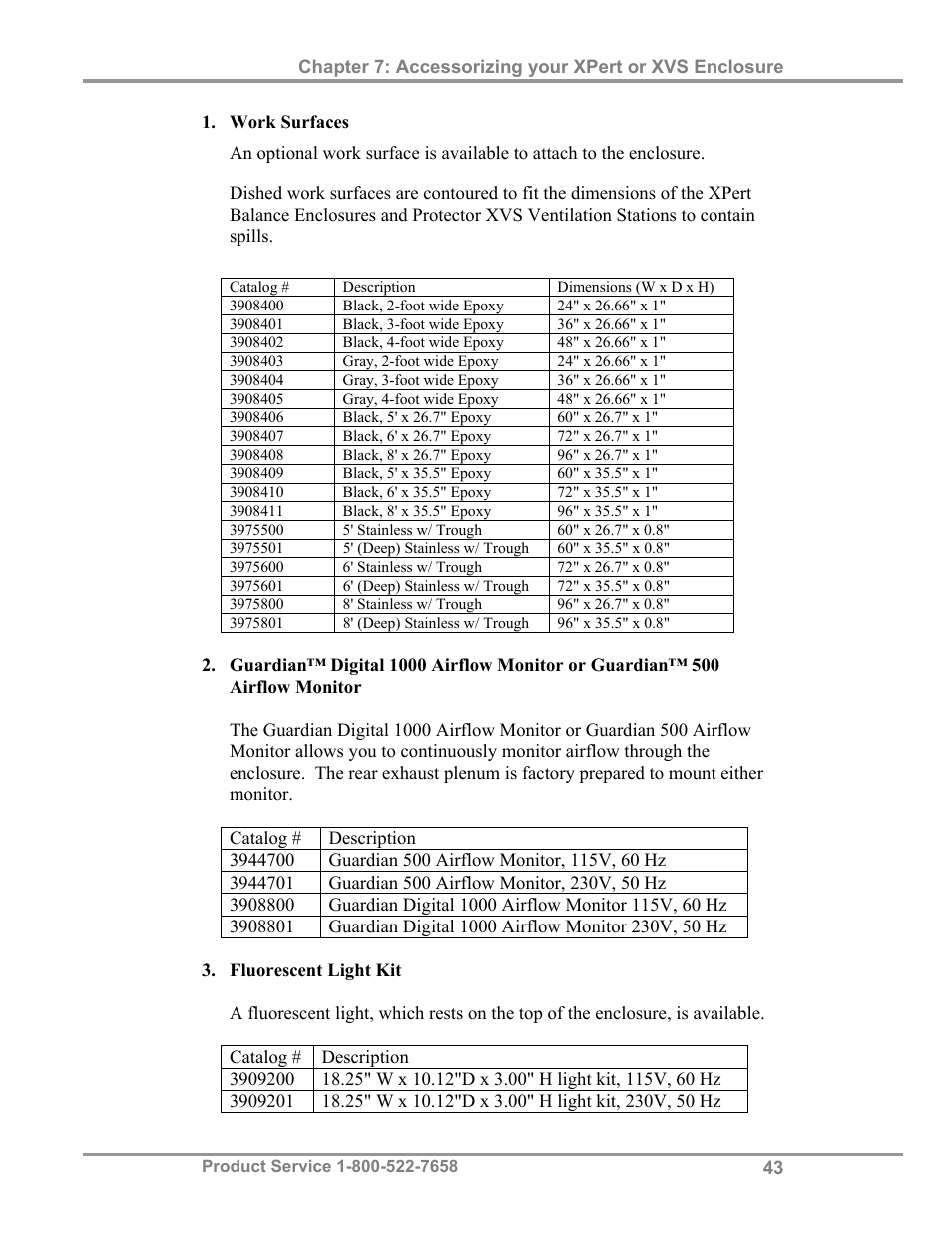 Labconco XVS Ventilation Stations 4865060 User Manual | Page 47 / 59