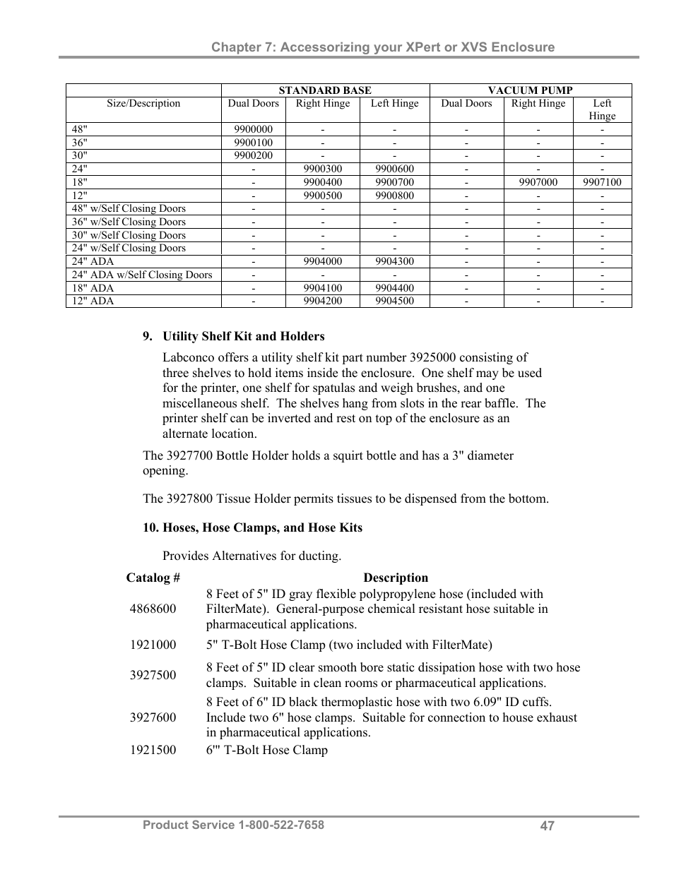 Labconco XVS Ventilation Stations 4865060 User Manual | Page 51 / 59