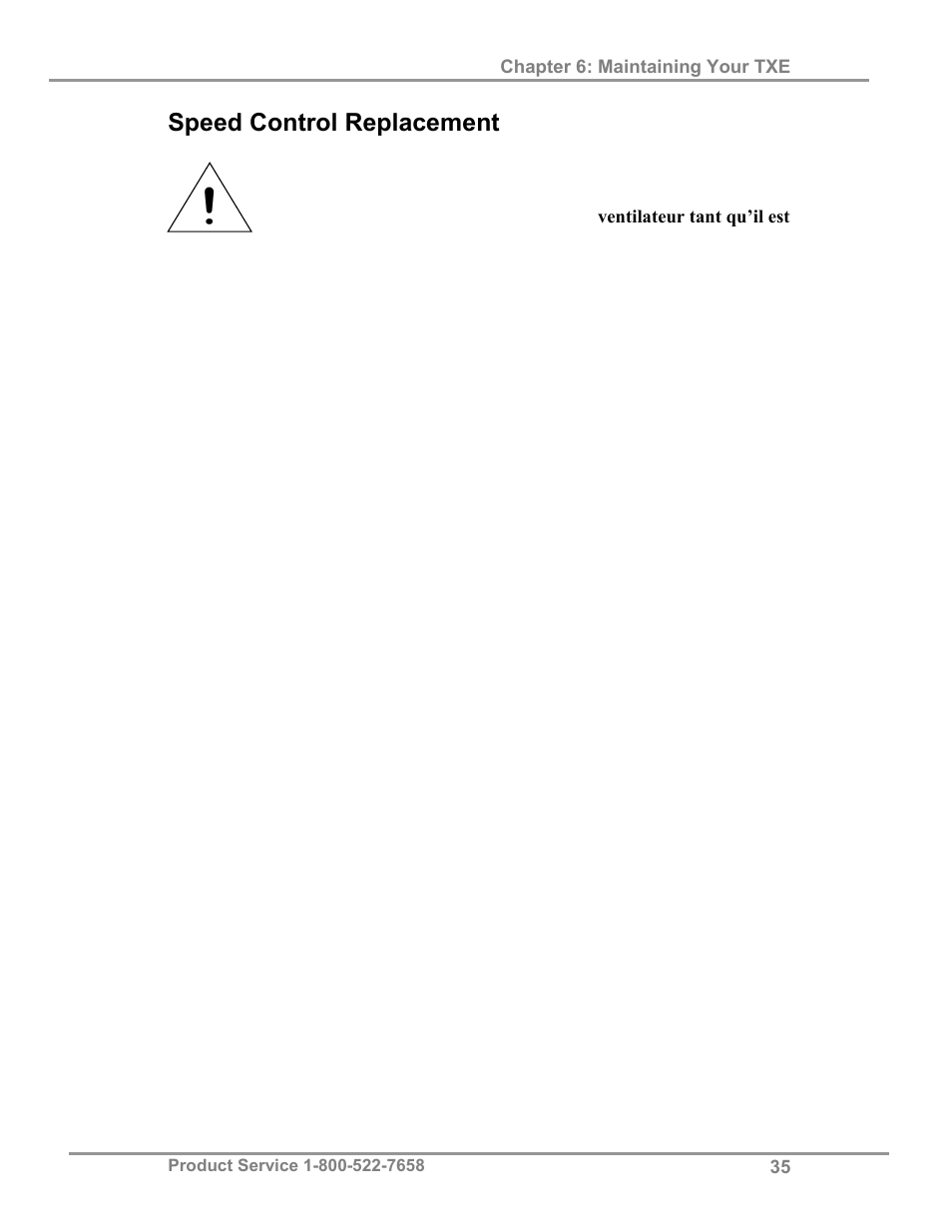 Speed control replacement | Labconco TXE Tall XPerEnclosure 3892022 User Manual | Page 39 / 48