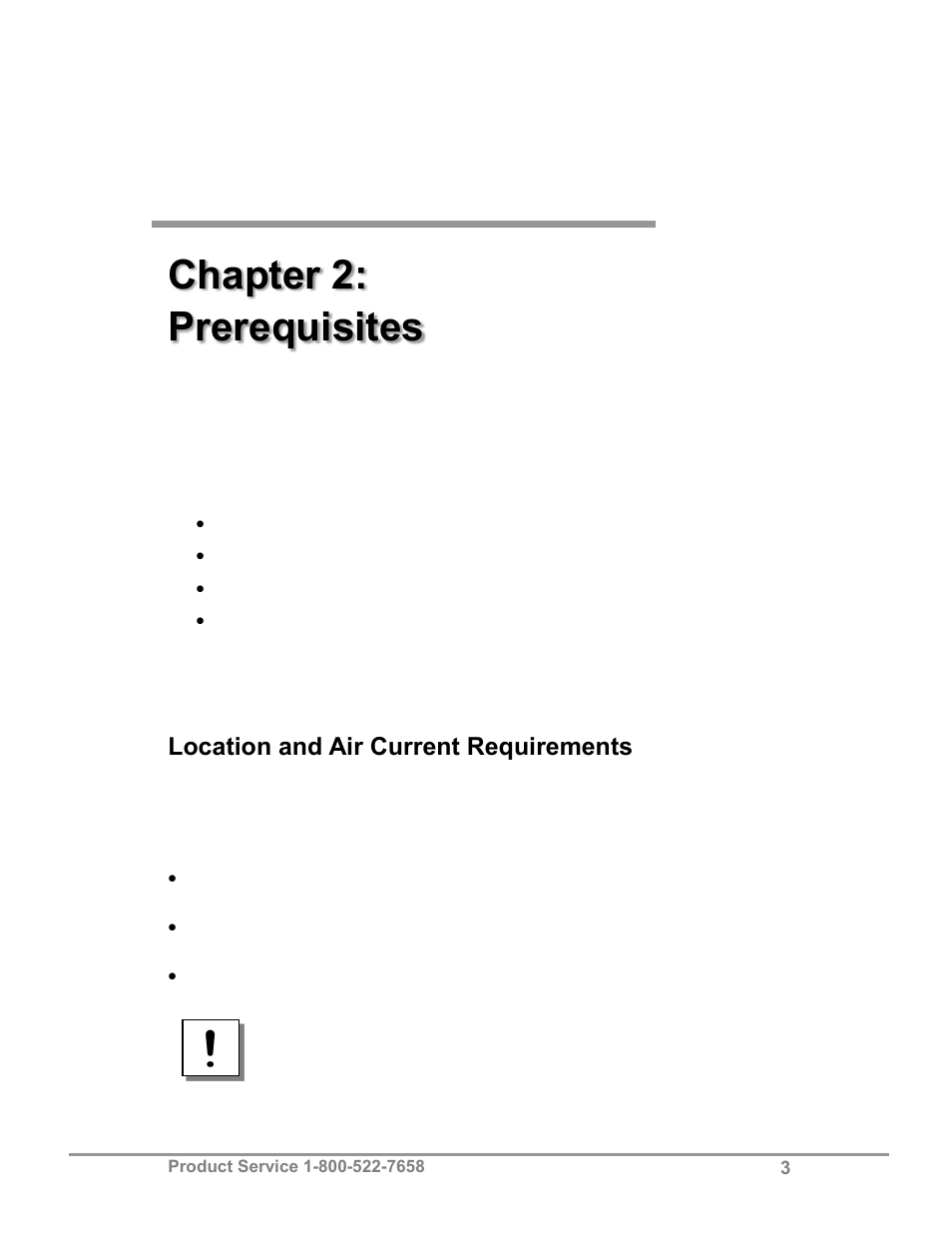 Chapter 2: prerequisites | Labconco TXE Tall XPerEnclosure 3892022 User Manual | Page 7 / 48