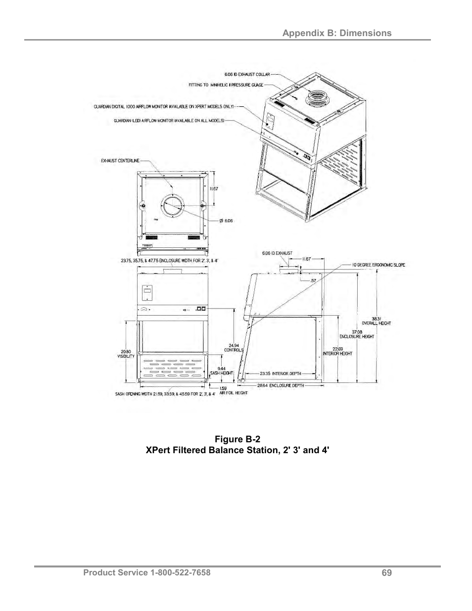 Labconco XPert Filtered Balance Stations 3962622 User Manual | Page 73 / 81