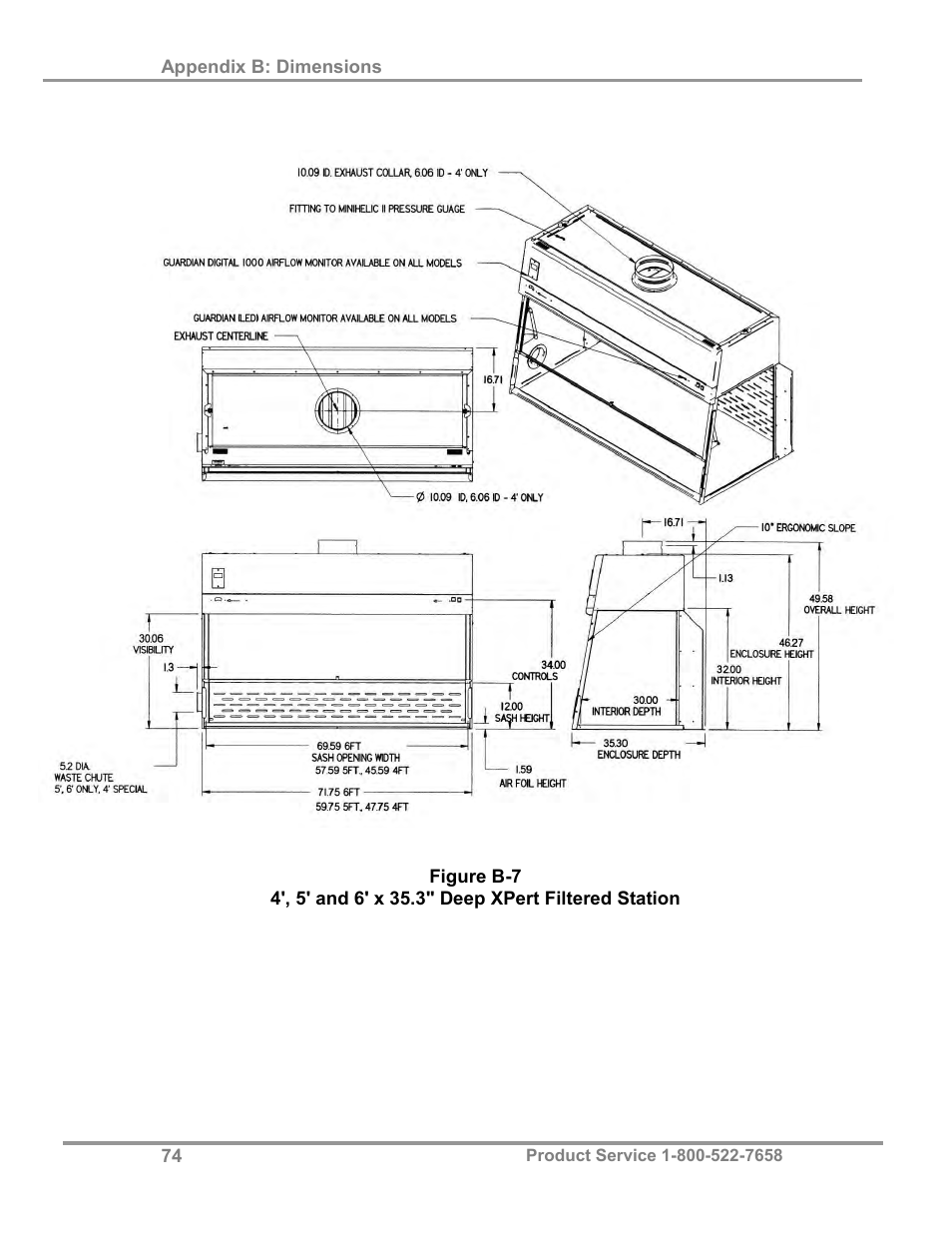 Labconco XPert Filtered Balance Stations 3962622 User Manual | Page 78 / 81