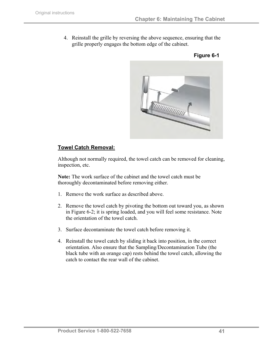 Labconco Biological Safety Cabinets 30268 Series User Manual | Page 47 / 61