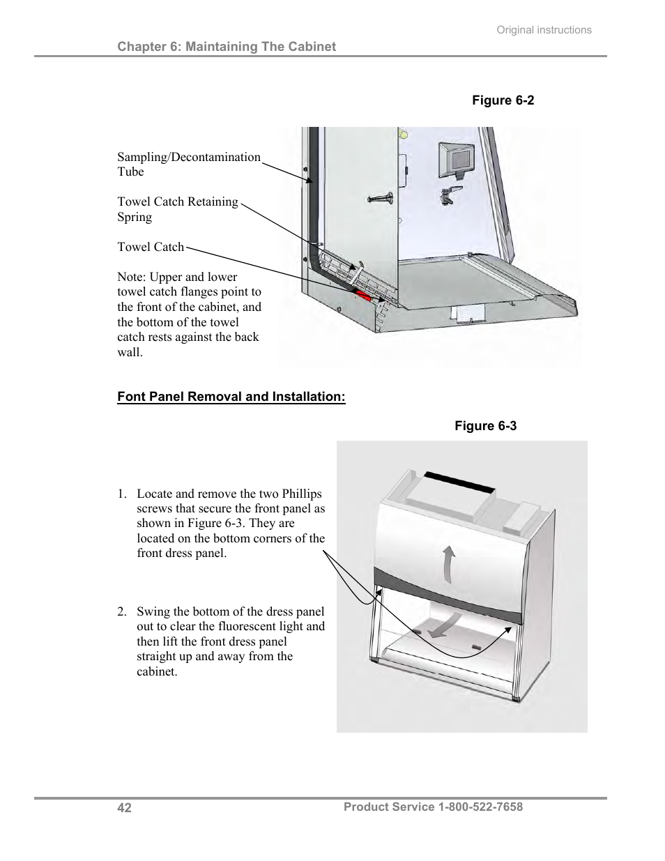 Labconco Biological Safety Cabinets 30268 Series User Manual | Page 48 / 61