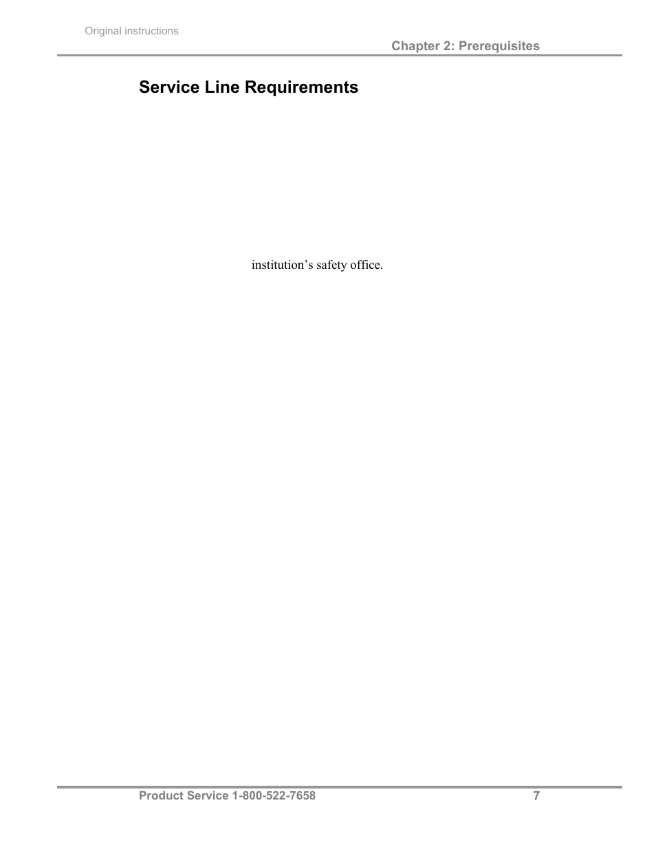 Service line requirements | Labconco Biological Safety Cabinets 30468 Series User Manual | Page 13 / 71