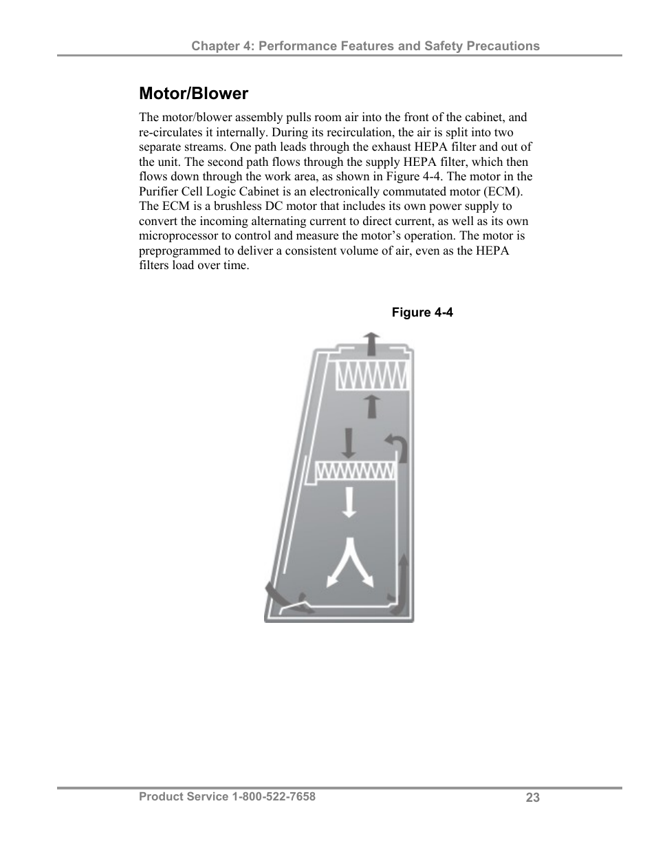 Motor/blower | Labconco Biological Safety Cabinets 34609 Series User Manual | Page 28 / 85