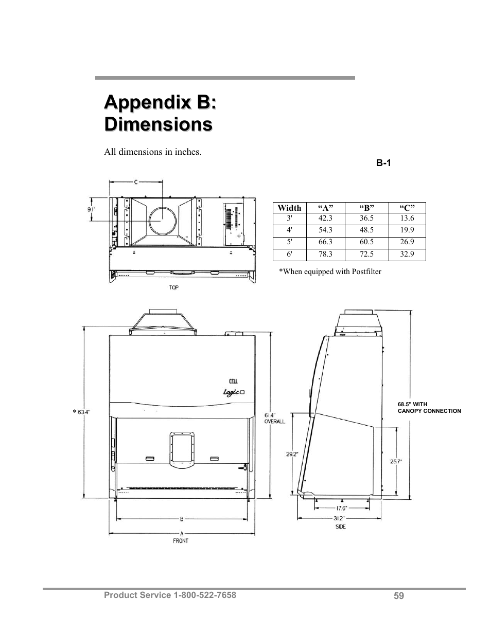 Labconco Biological Safety Cabinets 34609 Series User Manual | Page 64 / 85
