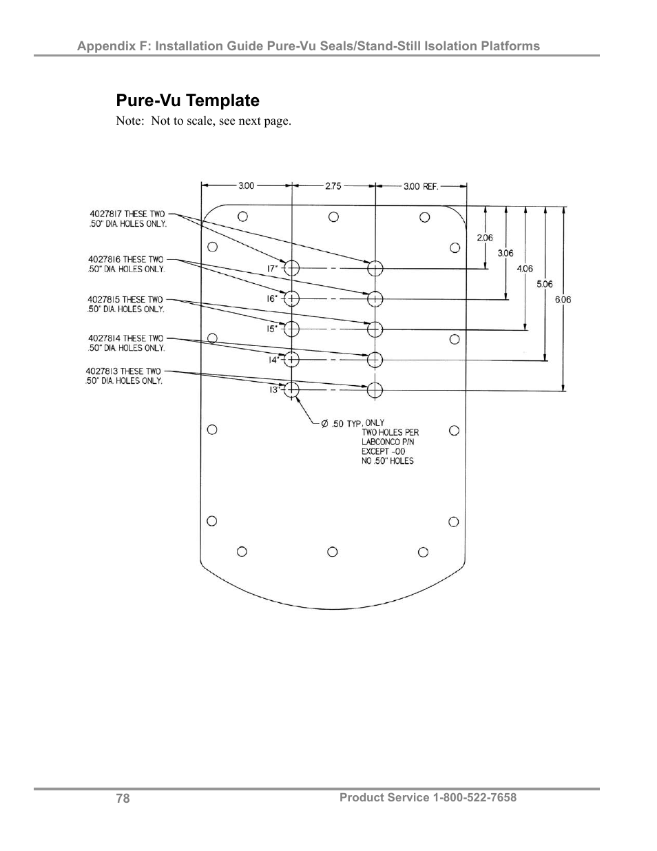 Pure-vu template | Labconco Biological Safety Cabinets 34609 Series User Manual | Page 83 / 85