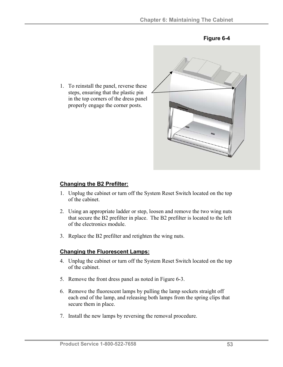 Labconco Biological Safety Cabinets 34610 Series User Manual | Page 58 / 85